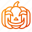 emoji, emoticon, halloween, lantern, pumpkin, smile, spooky 