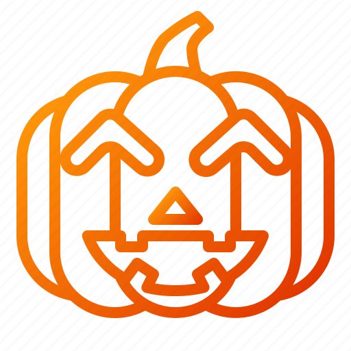 Emoji, emoticon, halloween, lantern, laugh, pumpkin, spooky icon - Download on Iconfinder