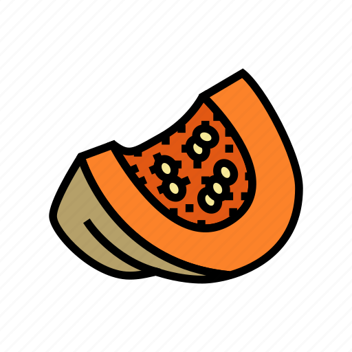 Piece, pumpkin, seeds, halloween, autumn, orange icon - Download on Iconfinder