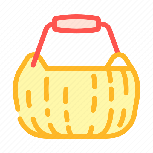 Baby, bucket, pumpkin, halloween, autumn, orange icon - Download on Iconfinder