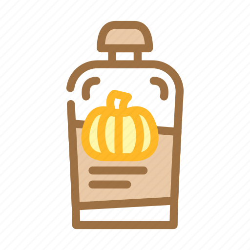 Baby, food, pumpkin, halloween, autumn, orange icon - Download on Iconfinder
