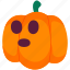 confused, pumpkin, halloween, vegetable, food, face, expression, spooky, illustration, scary 