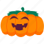 crazy, pumpkin, halloween, vegetable, food, face, expression, spooky, illustration, scary, horror 