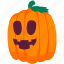 smile, pumpkin, halloween, vegetable, food, face, expression, spooky, illustration, scary 