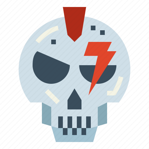 Bolt, bone, head, skull icon - Download on Iconfinder