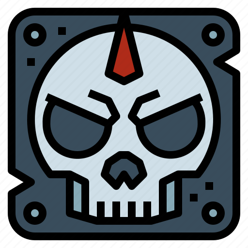 Dangerous, signaling, skull, warning icon - Download on Iconfinder