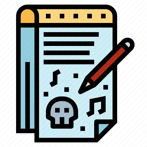 Music, notebook, notepad, writing icon - Download on Iconfinder