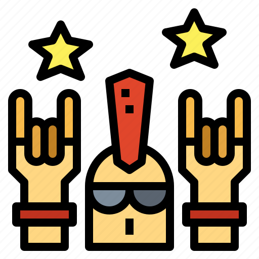 Hand, heavy, music, punk, rock icon - Download on Iconfinder