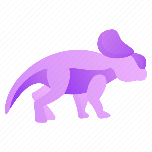 Leptoceratops, triceratops, dinosaur, horned dinosaur, jurassic icon - Download on Iconfinder