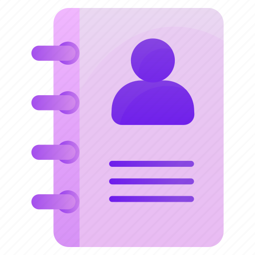 Contact, contact book, address book, log book, book icon - Download on Iconfinder