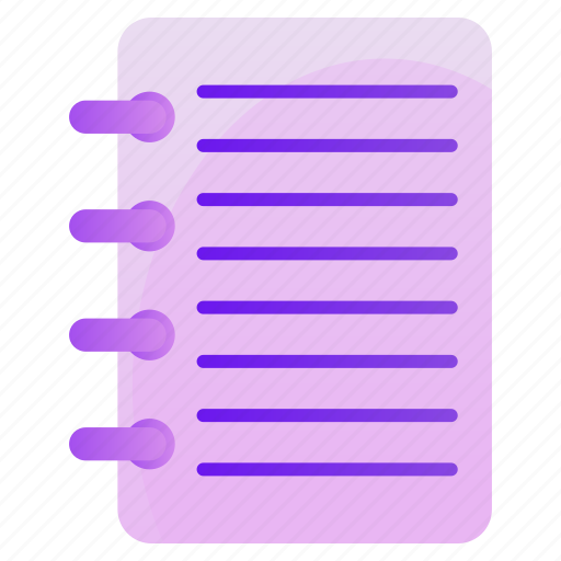 Notepad, notebook, agenda book, journal book, logbook icon - Download on Iconfinder