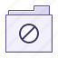 folder, prohibit, security 