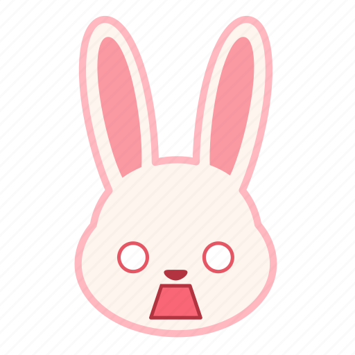 Emoji, emotion, expression, face, rabbit, scared icon - Download on Iconfinder