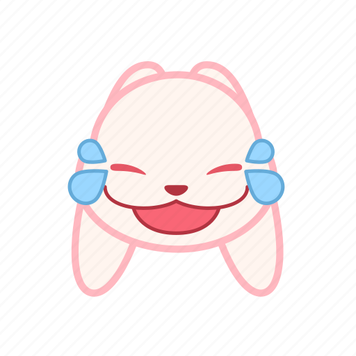 Emoji, emotion, expression, face, laugh, rabbit icon - Download on Iconfinder