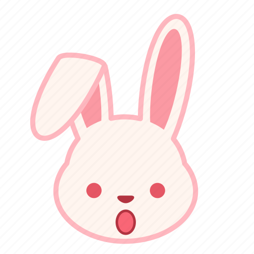 Emoji, emotion, expression, face, neutral, rabbit icon - Download on Iconfinder