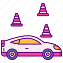autocross, car, vehicle