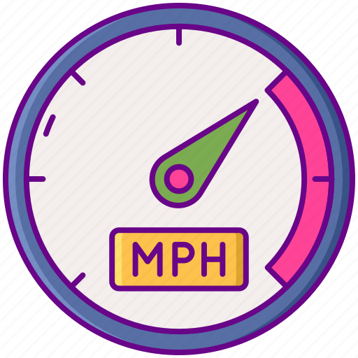 Mph, speed, meter icon - Download on Iconfinder