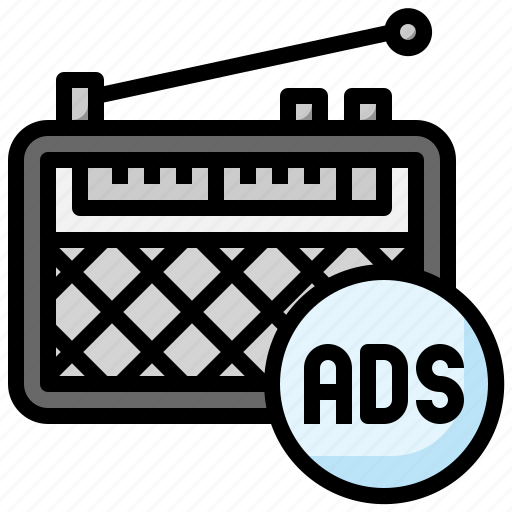 Advertisement, ads, radio, transmitter, marketing, broadcast icon - Download on Iconfinder