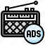 advertisement, ads, radio, transmitter, marketing, broadcast 