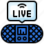 live, streaming, radio, electronics, technology 