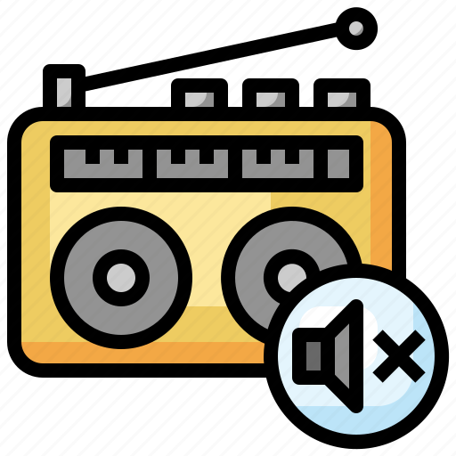 Mute, speaker, audio, multimedia, radio icon - Download on Iconfinder