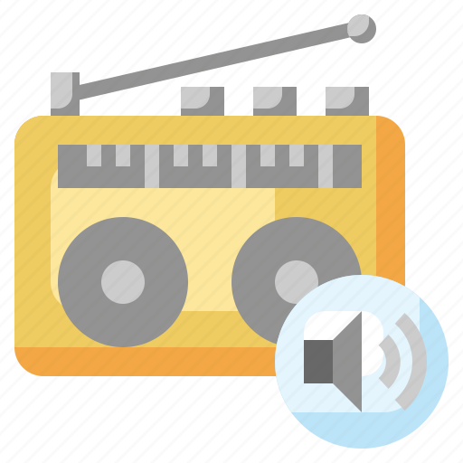 Volume, up, speaker, audio, multimedia, radio icon - Download on Iconfinder
