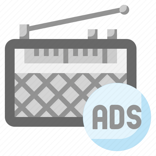 Advertisement, ads, radio, transmitter, marketing, broadcast icon - Download on Iconfinder