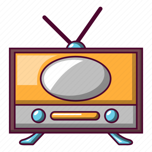 Cartoon, old, radio, retro, sound, speaker, wireless icon - Download on Iconfinder