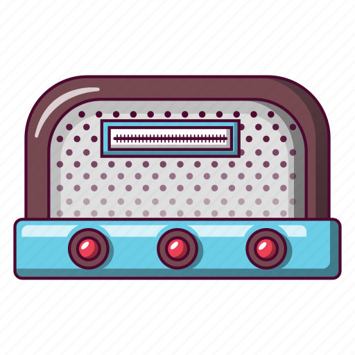 Antenna, antique, broadcast, cartoon, classic, entertainment, radio icon - Download on Iconfinder