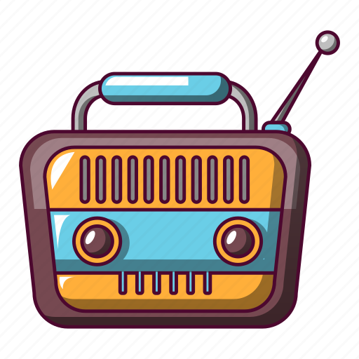 Cartoon, music, radio, retro, sound, speaker, vintage icon - Download on Iconfinder