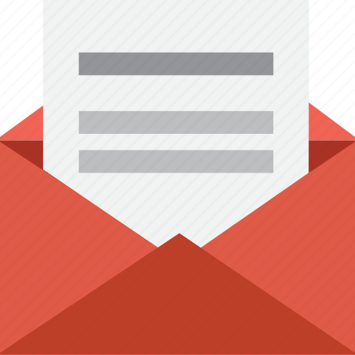 Contact, document, email, letter, mail, message, open icon - Download on Iconfinder