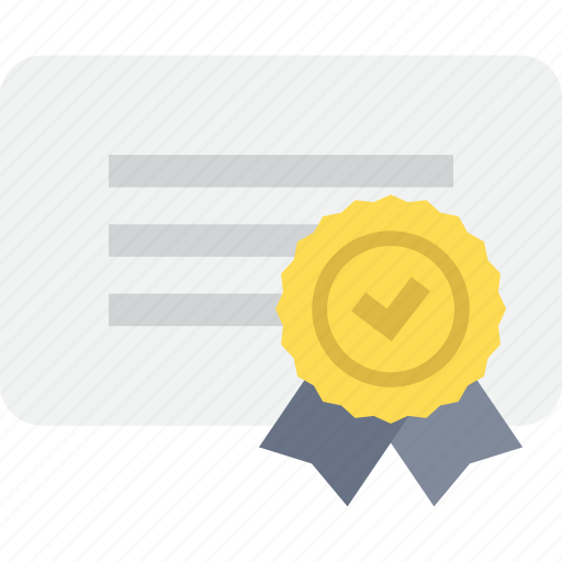 Approval, certificate, diploma, licence, missive, patent icon - Download on Iconfinder