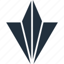 aircraft, arrow, bottom, direction, down