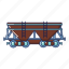 car, cartoon, freight, logo, object, rail, wagon 