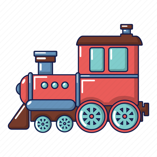Cartoon, locomotive, logo, object, old, rail, railroad icon - Download on Iconfinder