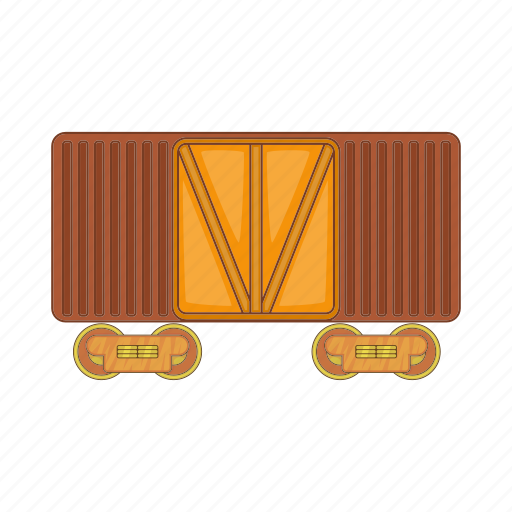 Cartoon, fast, freight, railway, sign, train, transport icon - Download on Iconfinder