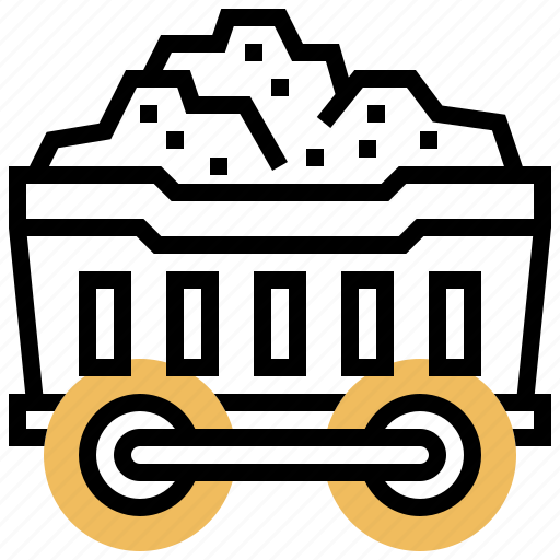 Cargo, mining, railway, trolley, wagon icon - Download on Iconfinder