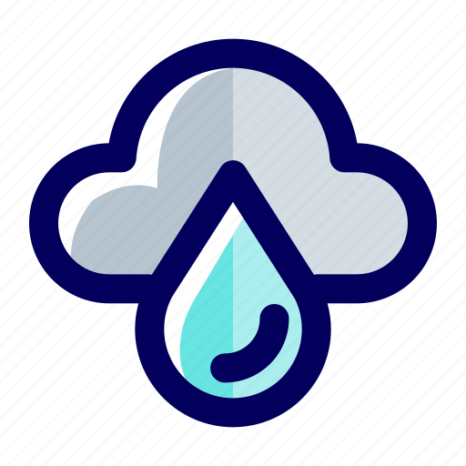 Climate, cloud, rain, raindrop, rainy days, water, weather icon - Download on Iconfinder
