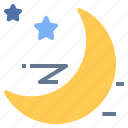 moon, night, sky, sleep, space