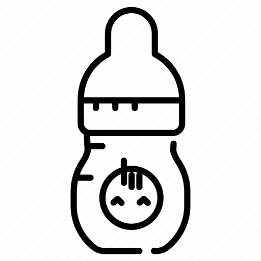 Baby, bottle, child, drink, kid, milk, pacifier icon - Download on Iconfinder