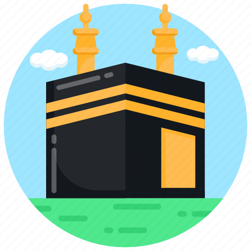 Qibla, kaaba, mecca, al haram, hajj place icon - Download on Iconfinder