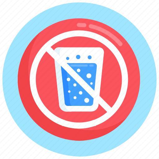 No drinking, no water, fasting, ramadan fast, no beverage icon - Download on Iconfinder