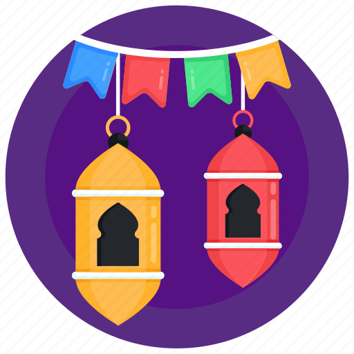 Ramadan lanterns, ramadan decorations, decorative lanterns, ramadan lights, decorative lamps icon - Download on Iconfinder