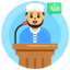 holy speech, islamic speech, oration, islamic lecture, holy lecture 
