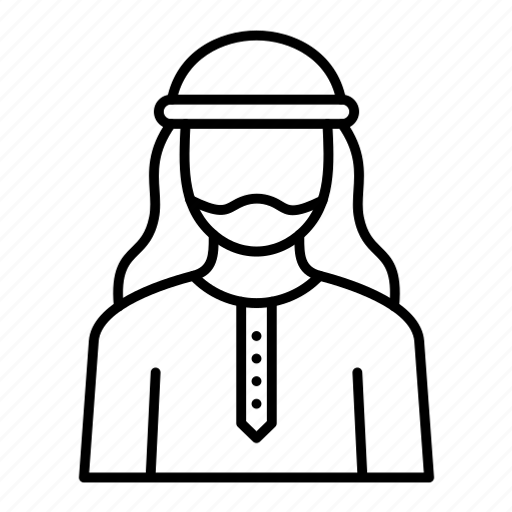 Man, arab man, beard, adult, turban, saudi icon - Download on Iconfinder