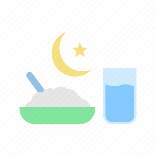 Sehar, fasting, food, dates, religion icon - Download on Iconfinder