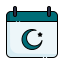 calendar, muslim, time, and, date, ramadan 