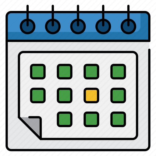 Calendar, dates, months, scheduling, events, planner, organization icon - Download on Iconfinder