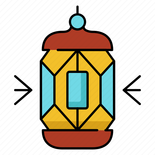 Lantern, light, decoration, ramadan, festive, ambiance, ornament icon - Download on Iconfinder