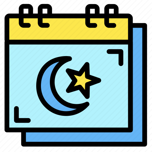 Calendar, eid, islam, mubarak, plan, ramadan, schedule icon - Download on Iconfinder